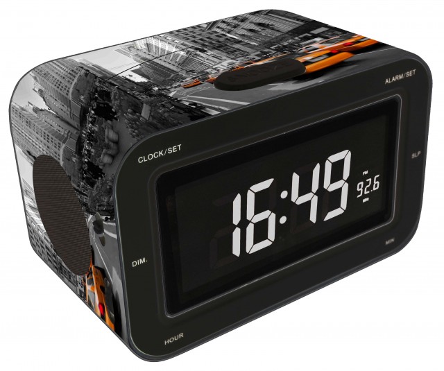 Radio sveglia AM/FM (motivo NY taxy cab) - Packshot