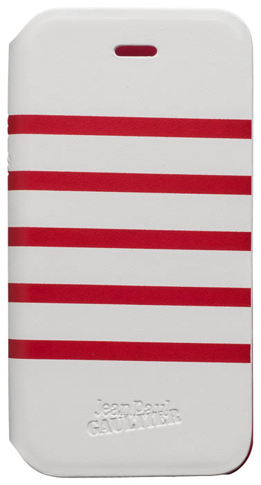 Folio Case "Marinière" Jean Paul Gaultier (white & red) - Packshot