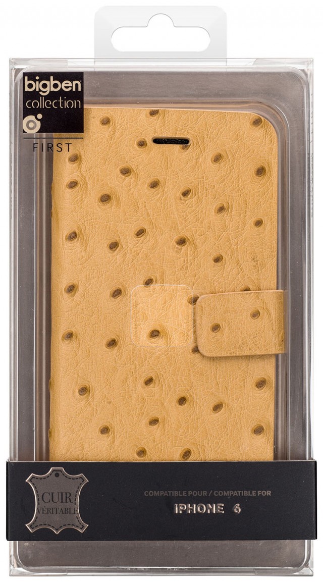Folio Case ‘Ostrich’ (Beige) - Packshot