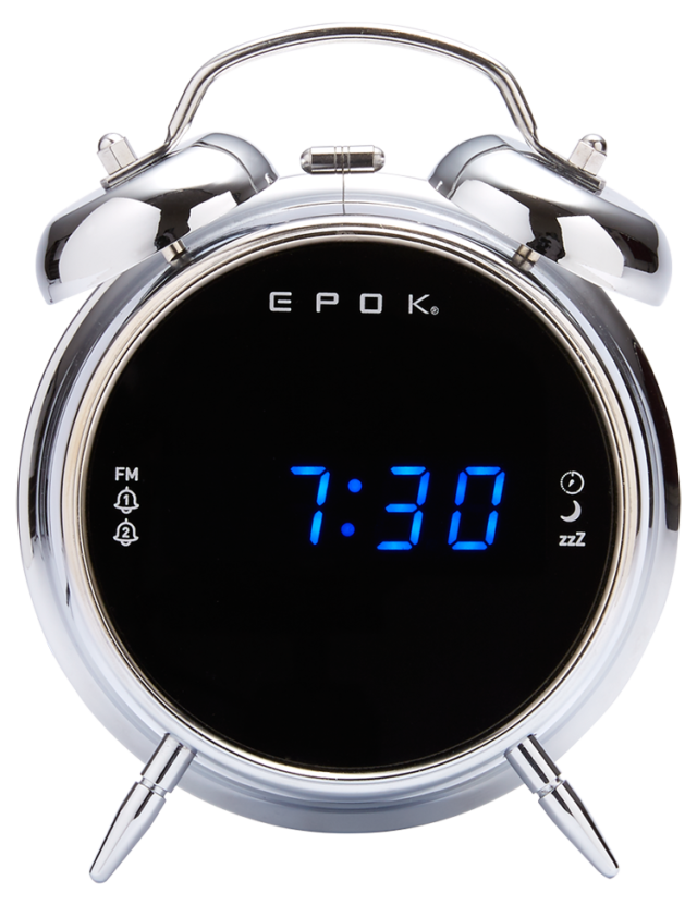 Dual alarm clock (silver) RR90EPOKN EPOK® BIGBEN - Packshot